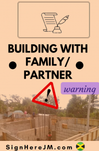 building with family